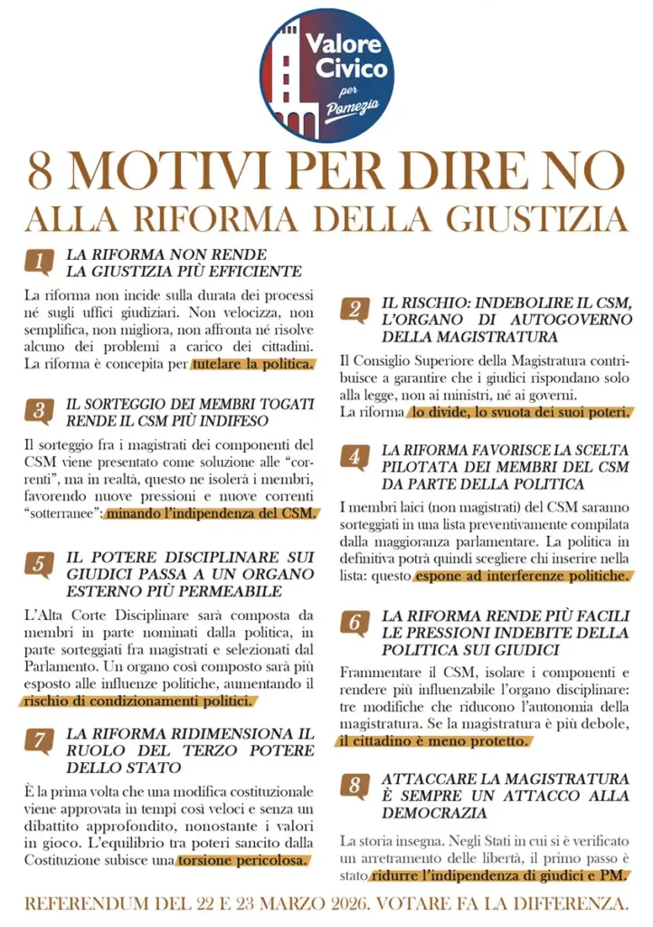 img 8 motivi per dire NO Referendum sulla giustizia